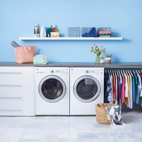 General Electric washer and dryer photography
