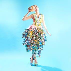 LaCroix women in dress lifestyle and product photography
