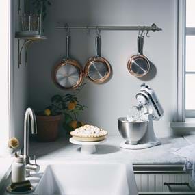 KitchenAid lemon pie conceptual product photography
